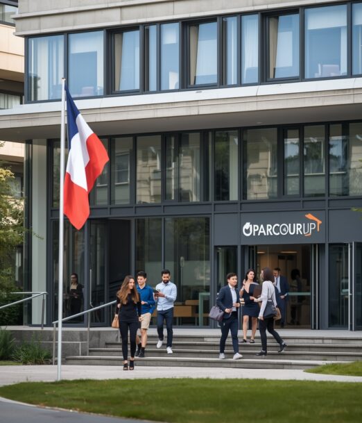 lucid-origin_A_professional_university_Parcoursup_with_modern_academic_buildings_diverse_inte-0